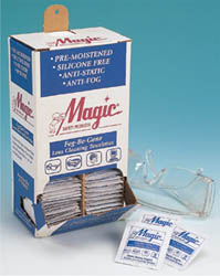 Lens Cleaning Towelettes, Fog-Be-Gone, Dispenser Box - Latex, Supported